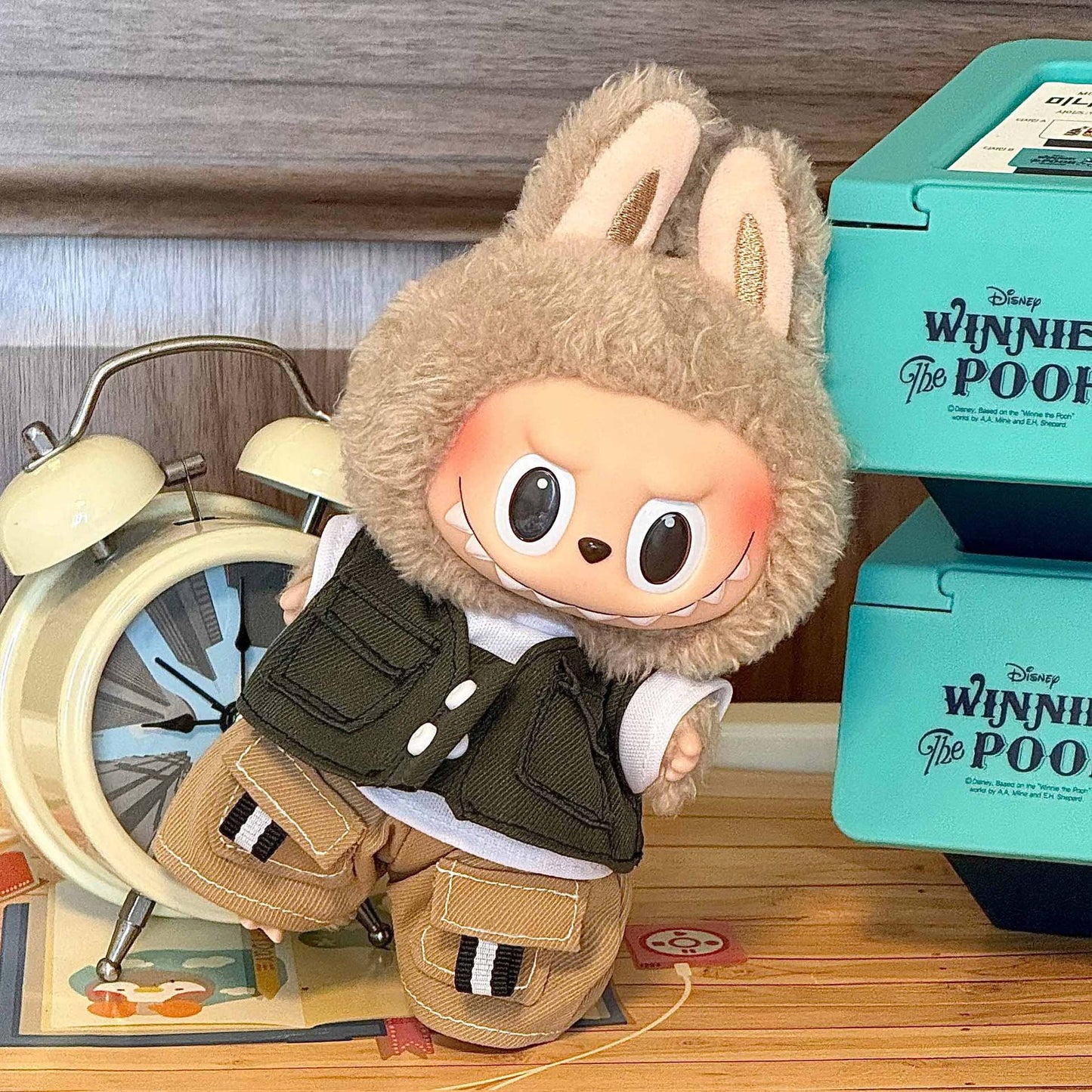 (only-clothes) Suitable for Labubu Sitting Party Baby Clothes First Second Third Generation Labubu Clothing Set Accessories and Peripheral