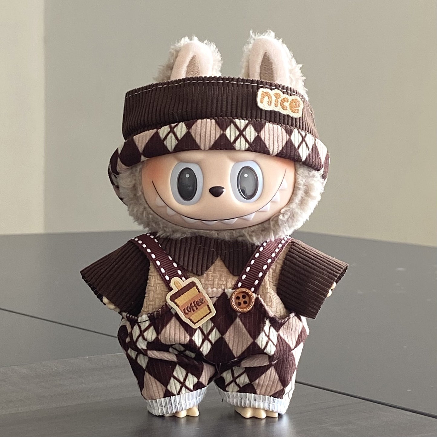 Labubu Doll Clothes Labubu Clothes 17cm First Second Third Generation Plush Vinyl Doll Dress Up Outfit Set 