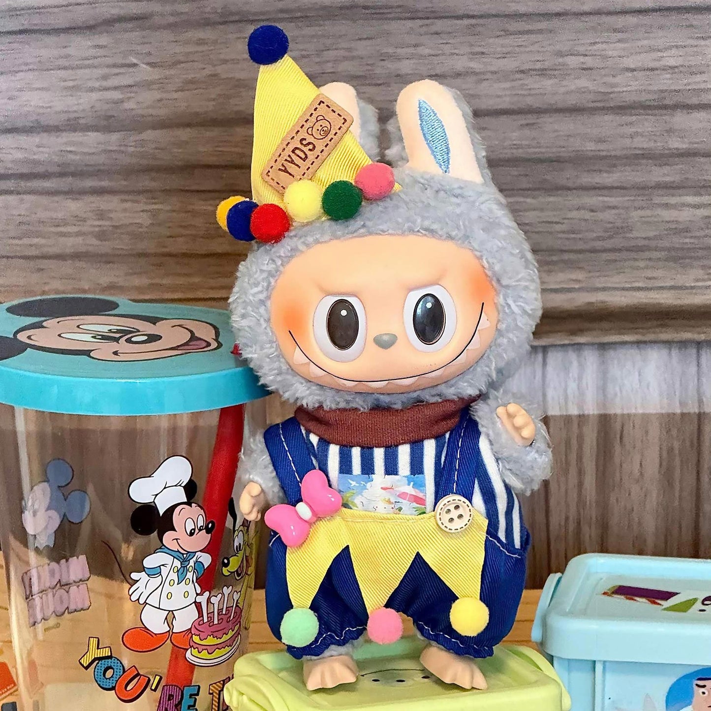 (only-clothes) Suitable for Labubu Sitting Party Baby Clothes First Second Third Generation Labubu Clothing Set Accessories and Peripheral