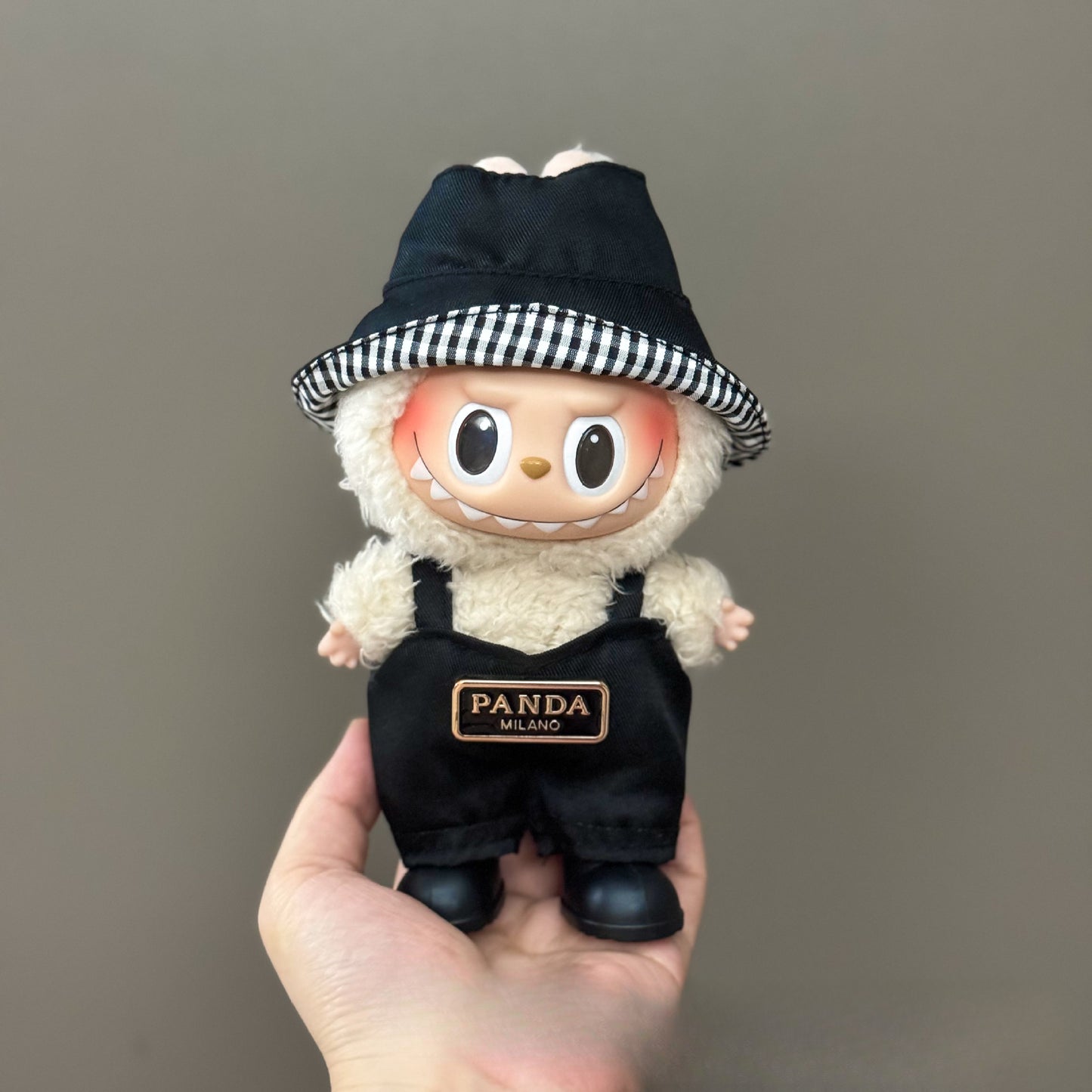 (only-clothes) Suitable for Labubu Doll Clothes 123 Generation Labubu Clothes 17cm Pendant Plush Doll Outfit Dress