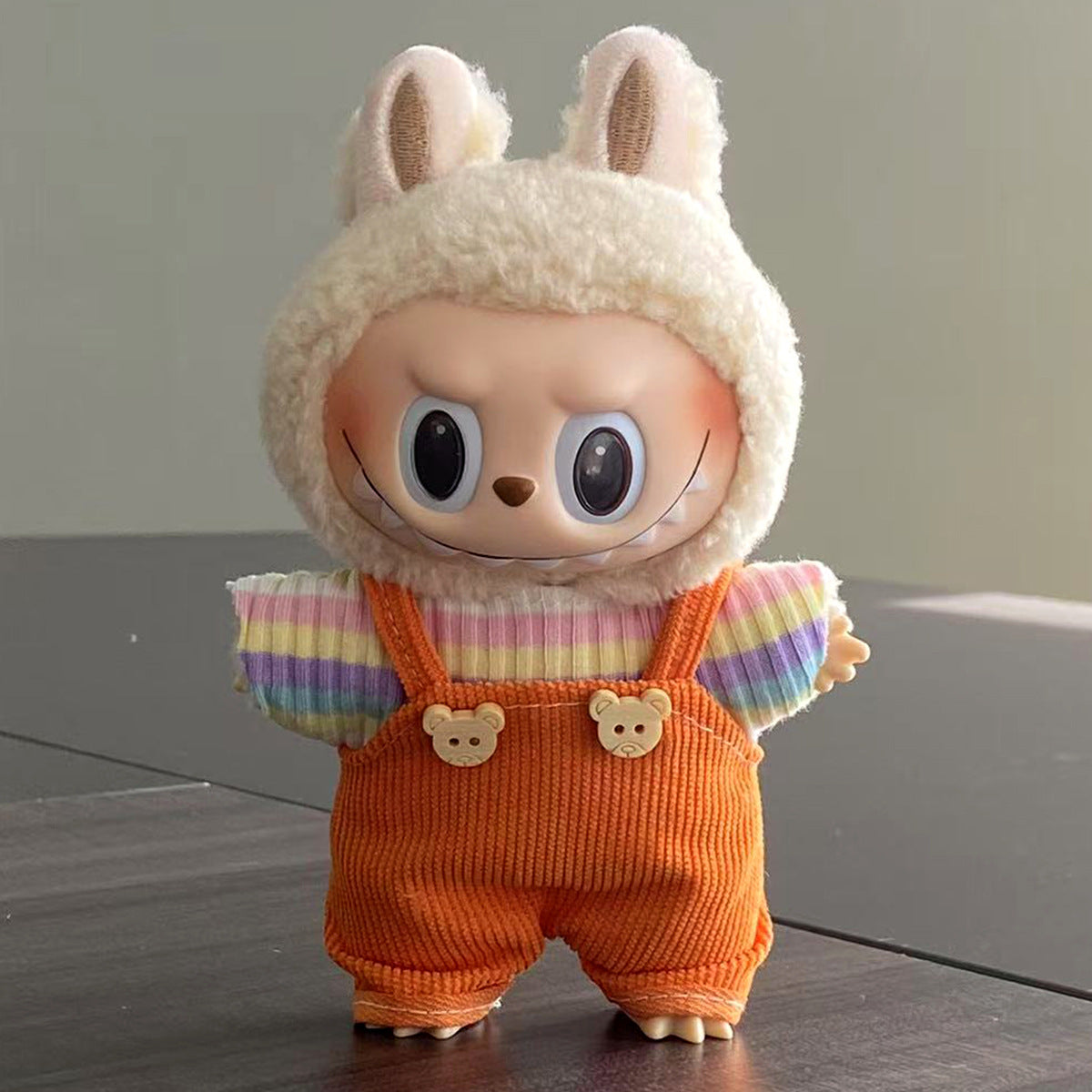 Labubu Doll Clothes Labubu Clothes 17cm First Second Third Generation Plush Vinyl Doll Dress Up Outfit Set 