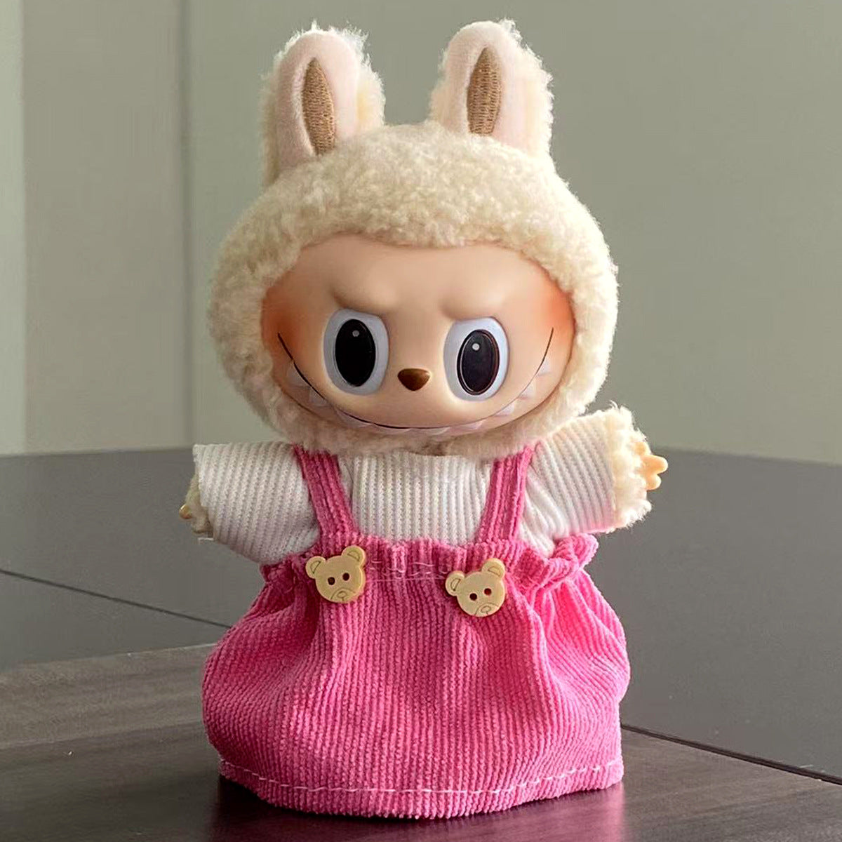 Labubu Doll Clothes Labubu Clothes 17cm First Second Third Generation Plush Vinyl Doll Dress Up Outfit Set 