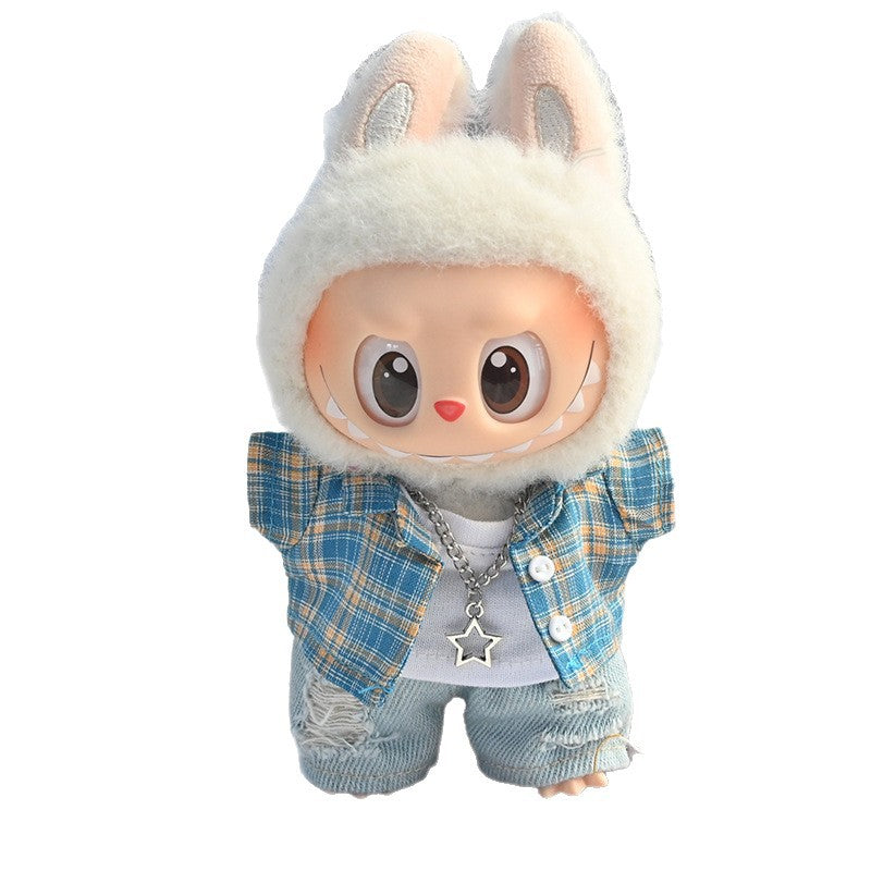 (only-clothes) In Stock Instant Delivery Labubu Clothes Labubu Doll Clothes Macaron Trendy Brand Doll Clothes High Quality