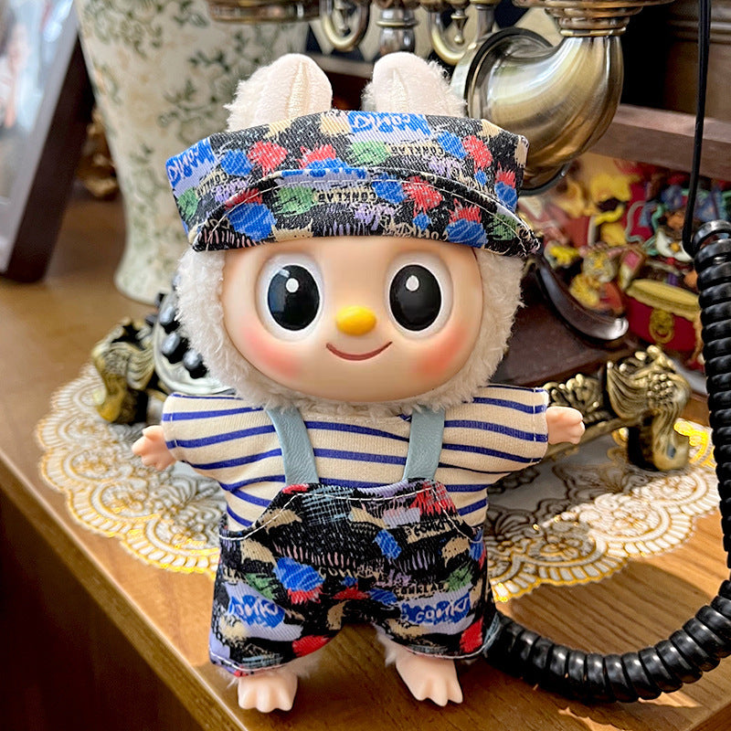 (only-clothes) Suitable for Labubu Sitting Party Doll Clothes First, Second, and Third Generation Blind Box Labubu Doll Clothes Wholesale