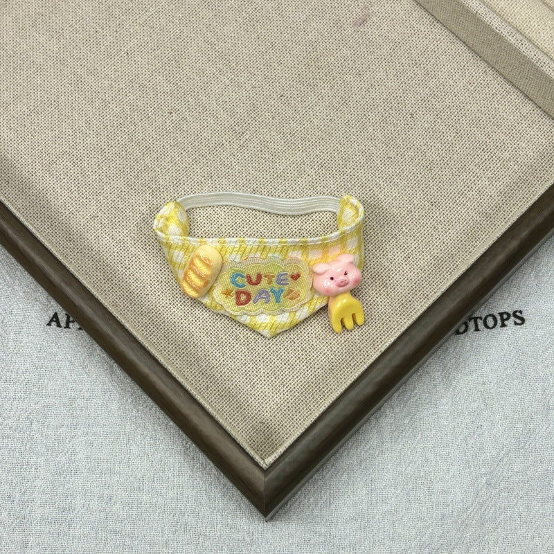 (only-clothes)[Only Clothes] Cute Labubu Doll Clothes Triangle Scarf Scarf 10-17cm Super Cute Doll Hat Clothes