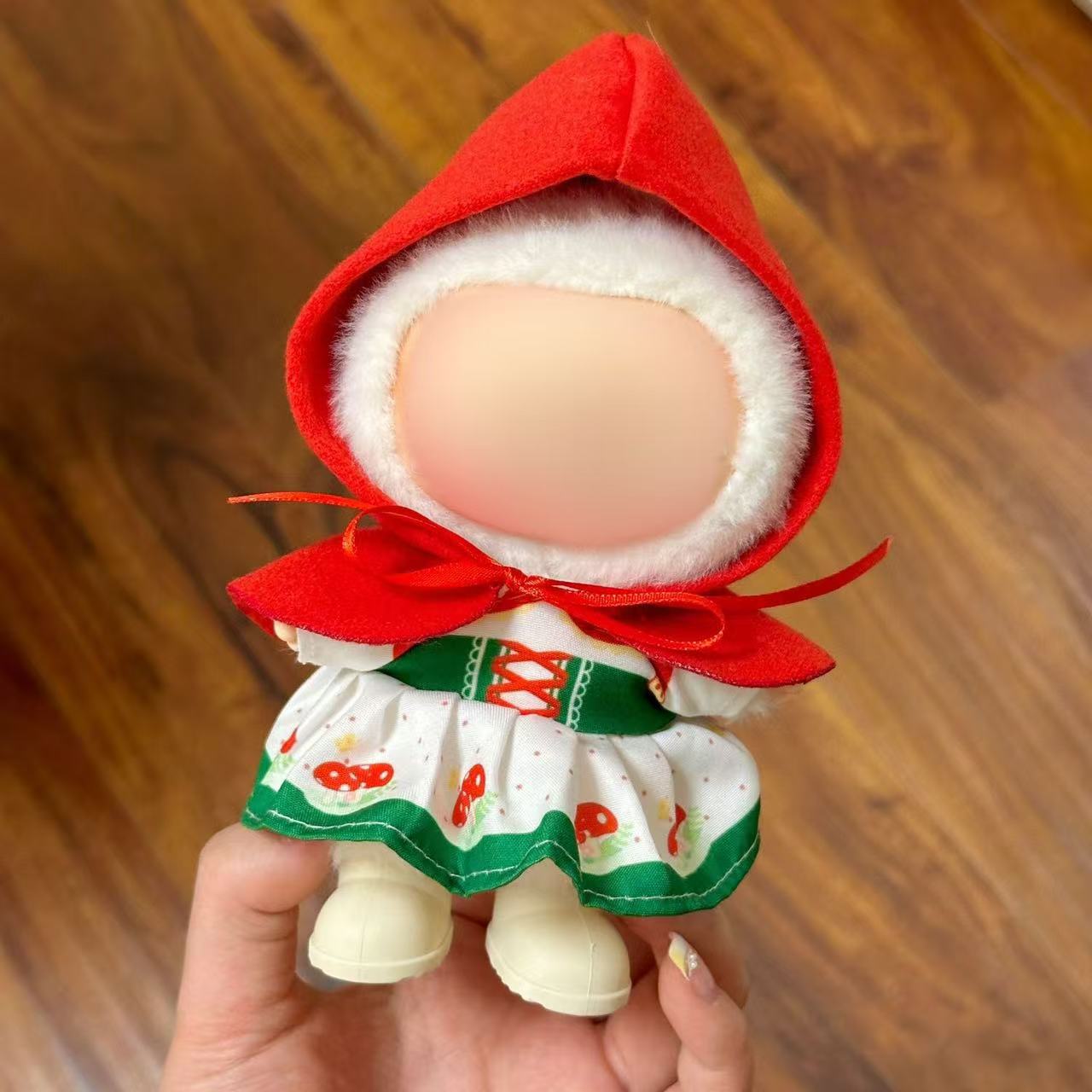 (only-clothes) Only Selling Clothes] First and Second Generation Keychain Labubu Clothes Pendant Labubu Doll Clothes Sunshine Little Craftsman Strap
