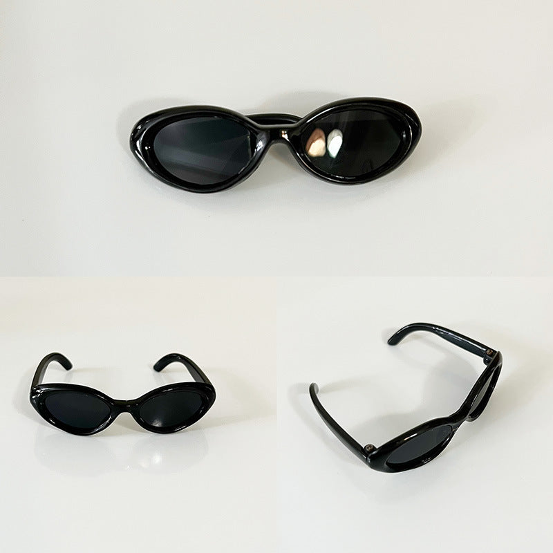(Only-Clothes) Width 6.5cm Glasses Automobiles Curtain Cloth Labubu Sunglasses Vinyl Blind Box Doll Doll Accessories Cotton Doll Accessories