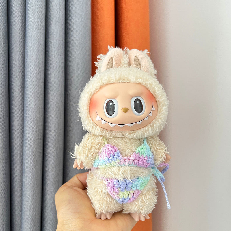 (only-clothes) First, Second, and Third Generation Lalabubu Doll Clothes Sexy Bikini Set Mermaid Outfit Accessories