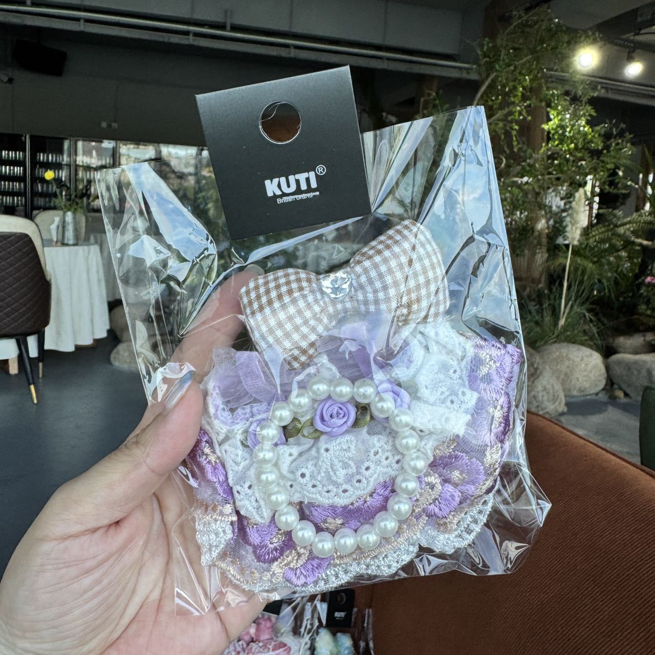 [Only Clothes] Labubu Doll Clothes Butterfly Dress 17cm Pendant Doll Accessories Labubu Clothes 