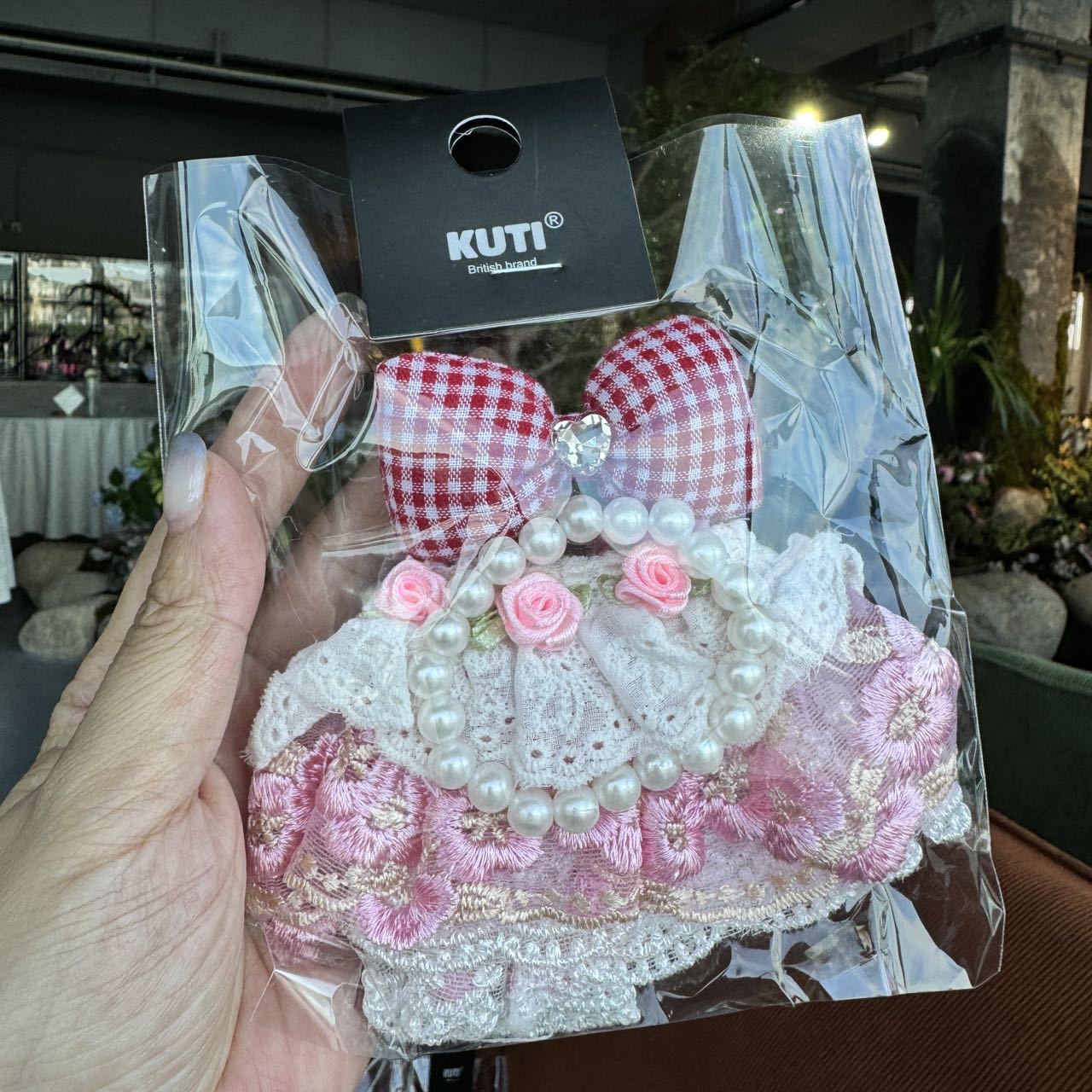 [Only Clothes] Labubu Doll Clothes Butterfly Dress 17cm Pendant Doll Accessories Labubu Clothes 