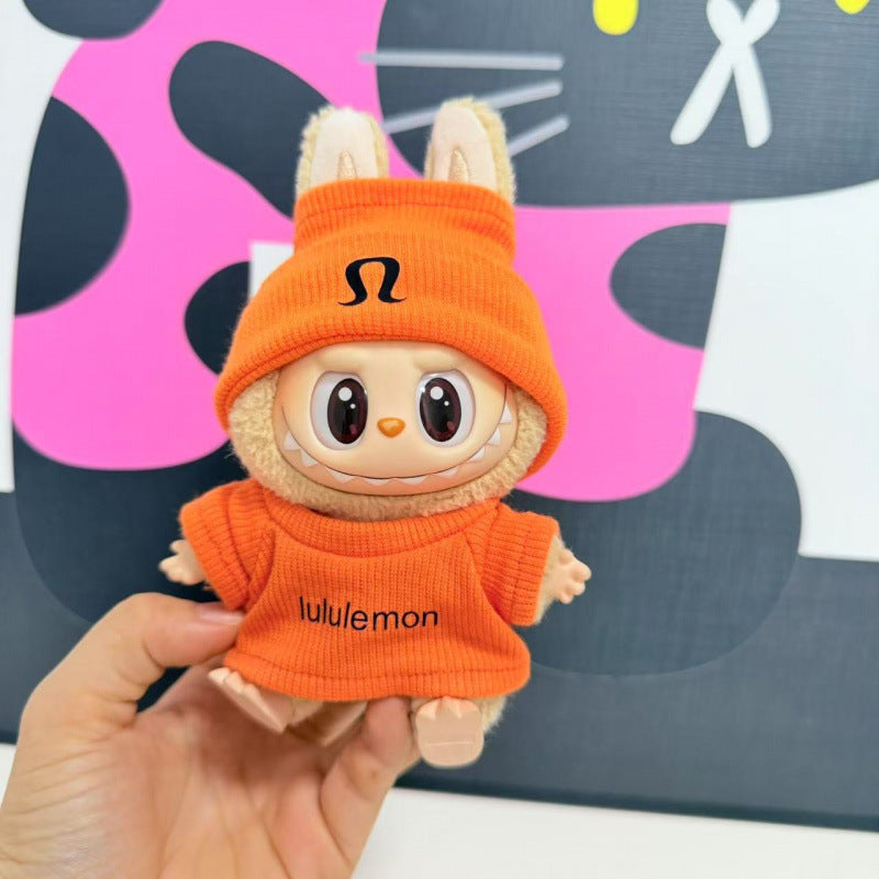 (only-clothes) Only Clothes] First Second Third Generation Blind Box Labubu Clothes LABUBU Replacement Trendy Casual Set Elastic Hat New