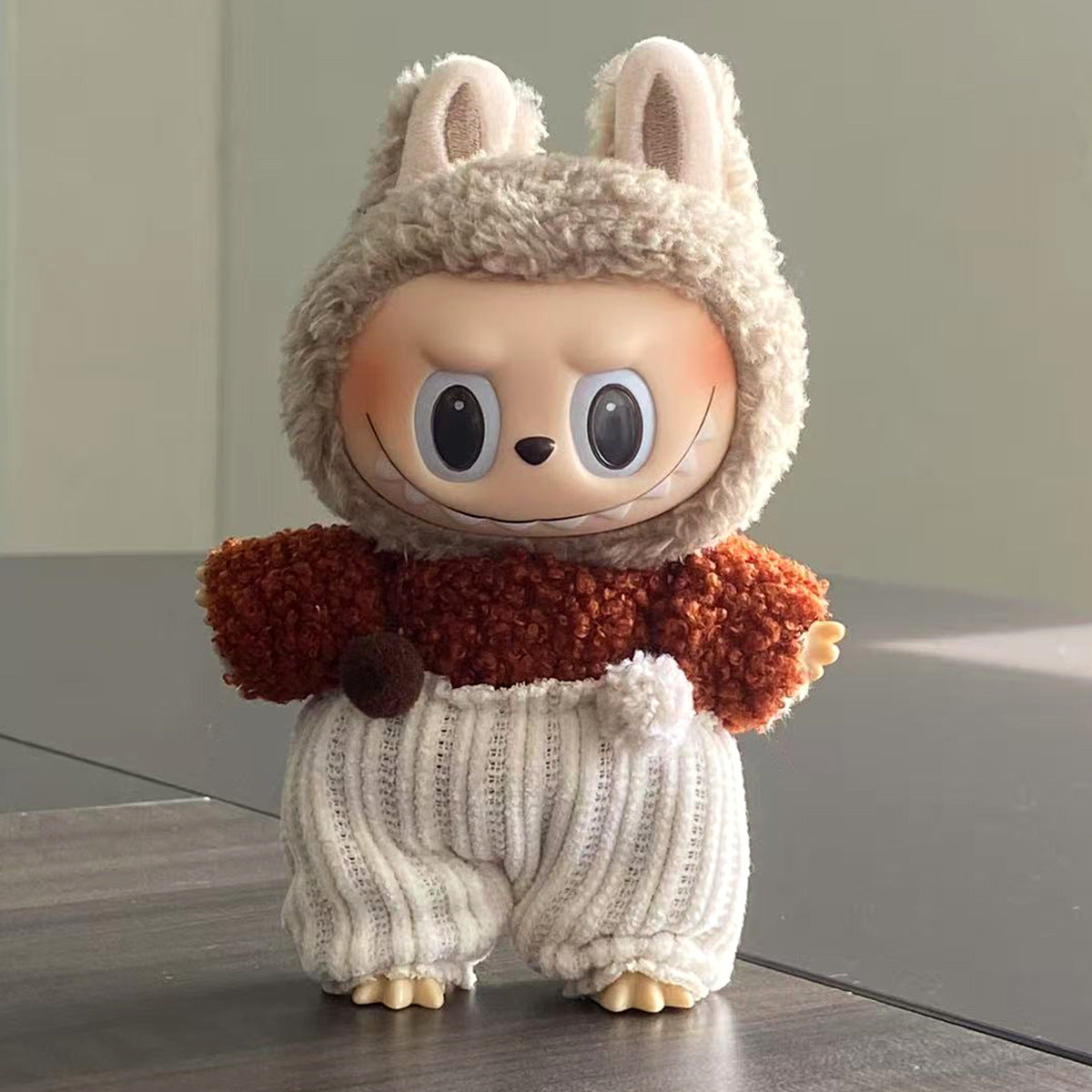 Labubu Doll Clothes Labubu Clothes 17cm First Second Third Generation Plush Vinyl Doll Dress Up Outfit Set 