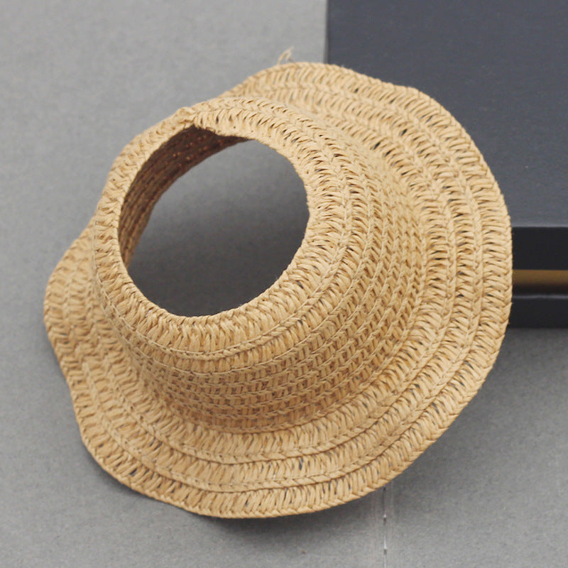(only-clothes) Pendant Labubu Doll Dress Accessories First Second Third Generation Blind Box Labubu Doll Open Top Knitted Straw Hat