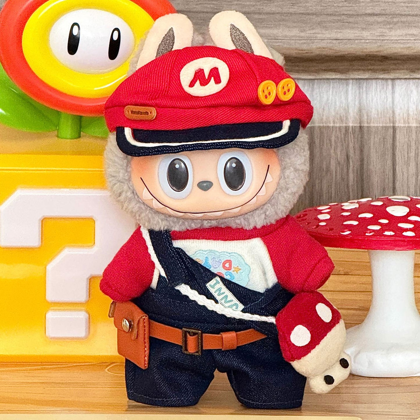 (only-clothes) Suitable for Labubu Sitting Party Baby Clothes First Second Third Generation Labubu Clothing Set Accessories and Peripheral