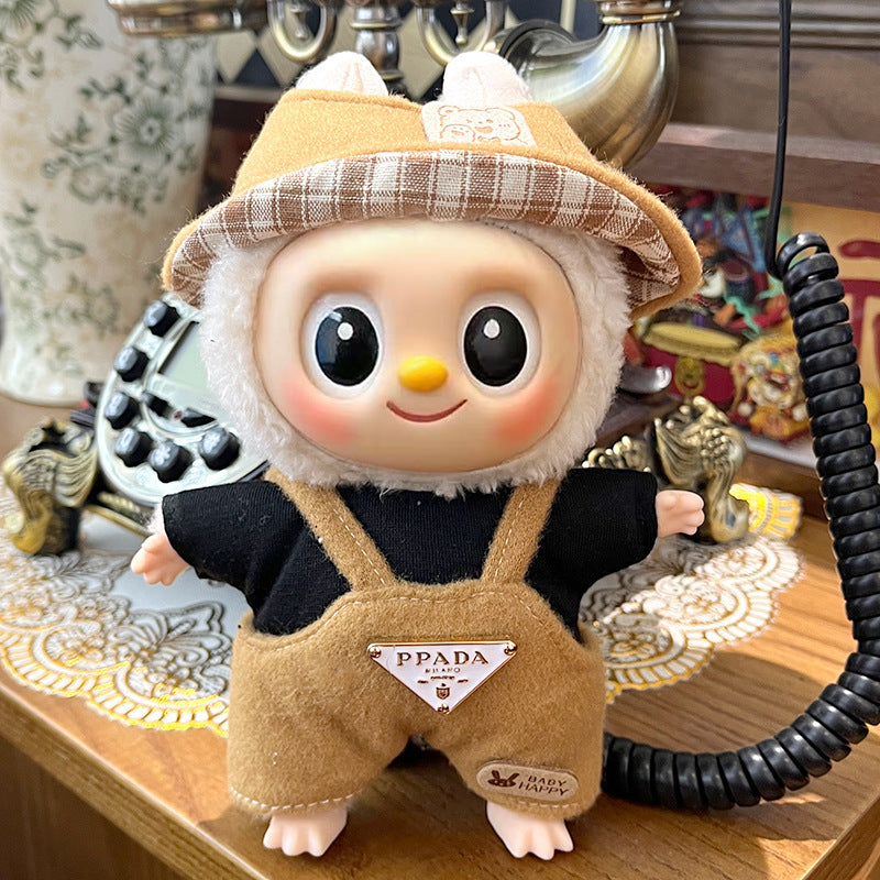 (only-clothes) Suitable for Labubu Sitting Party Doll Clothes First, Second, and Third Generation Blind Box Labubu Doll Clothes Wholesale