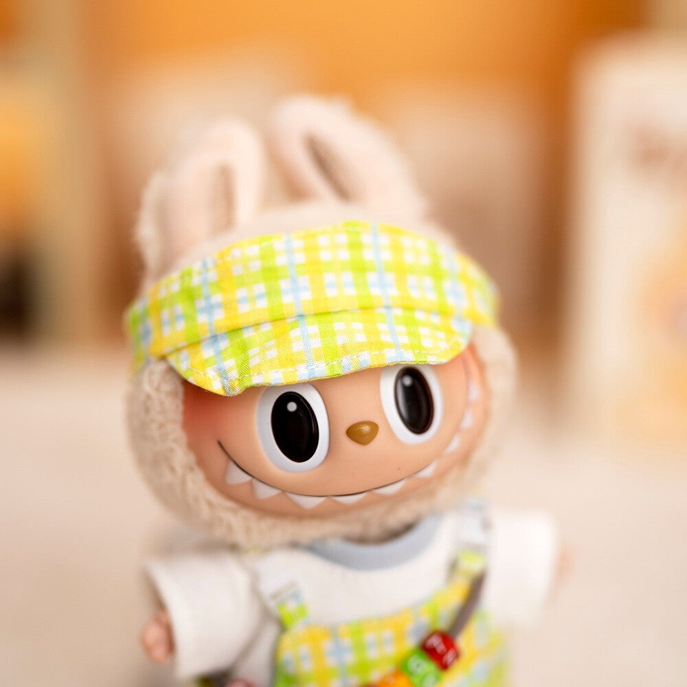 (only-clothes) Labubu Doll Clothes 17cm Labubu Clothes Blind Box Doll Dress Up Set Cute Dress Up British Style Set