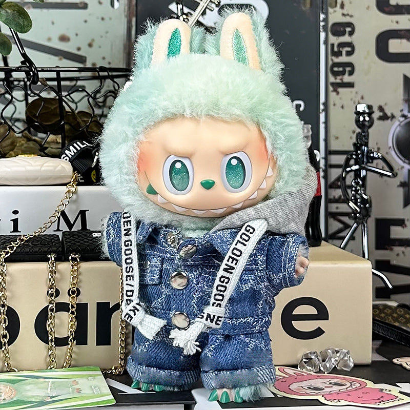 (only-clothes)Only applicable to clothing labubu Sitting Party Baby Clothes First, Second, and Third Generation Blind Box Labubu Baby Clothes Plush