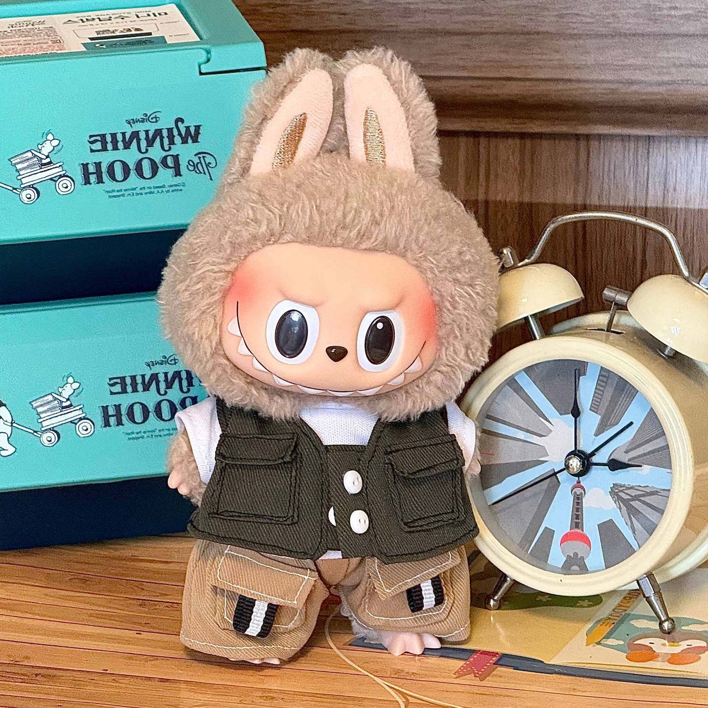 (only-clothes) Suitable for Labubu Sitting Party Baby Clothes First Second Third Generation Labubu Clothing Set Accessories and Peripheral
