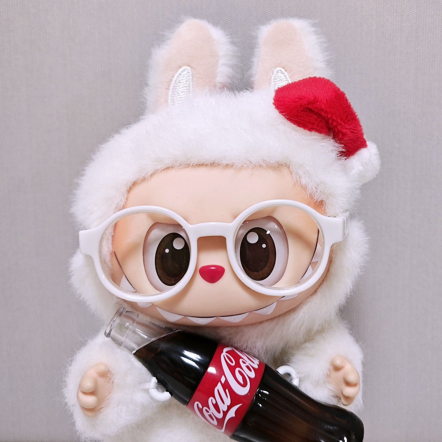 (only-clothes) First Generation Second Generation Third Generation Labubu Glasses Accessories Labubu Transparent Glasses Sunglasses Accessories 15cm 17cm