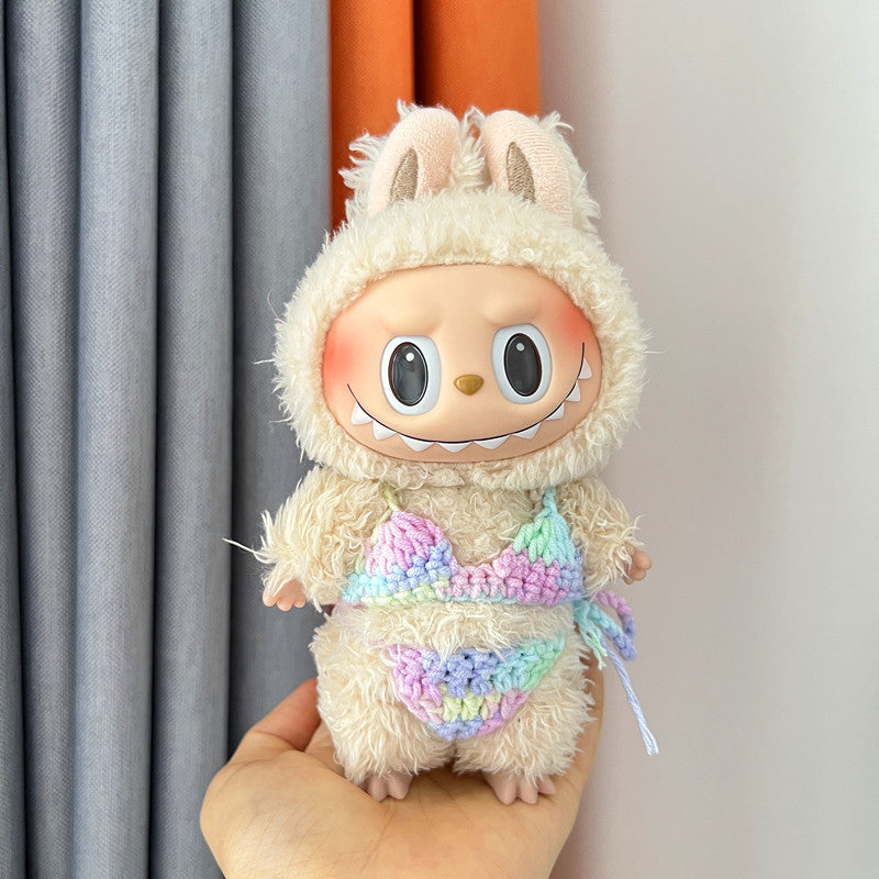(only-clothes) First, Second, and Third Generation Lalabubu Doll Clothes Sexy Bikini Set Mermaid Outfit Accessories