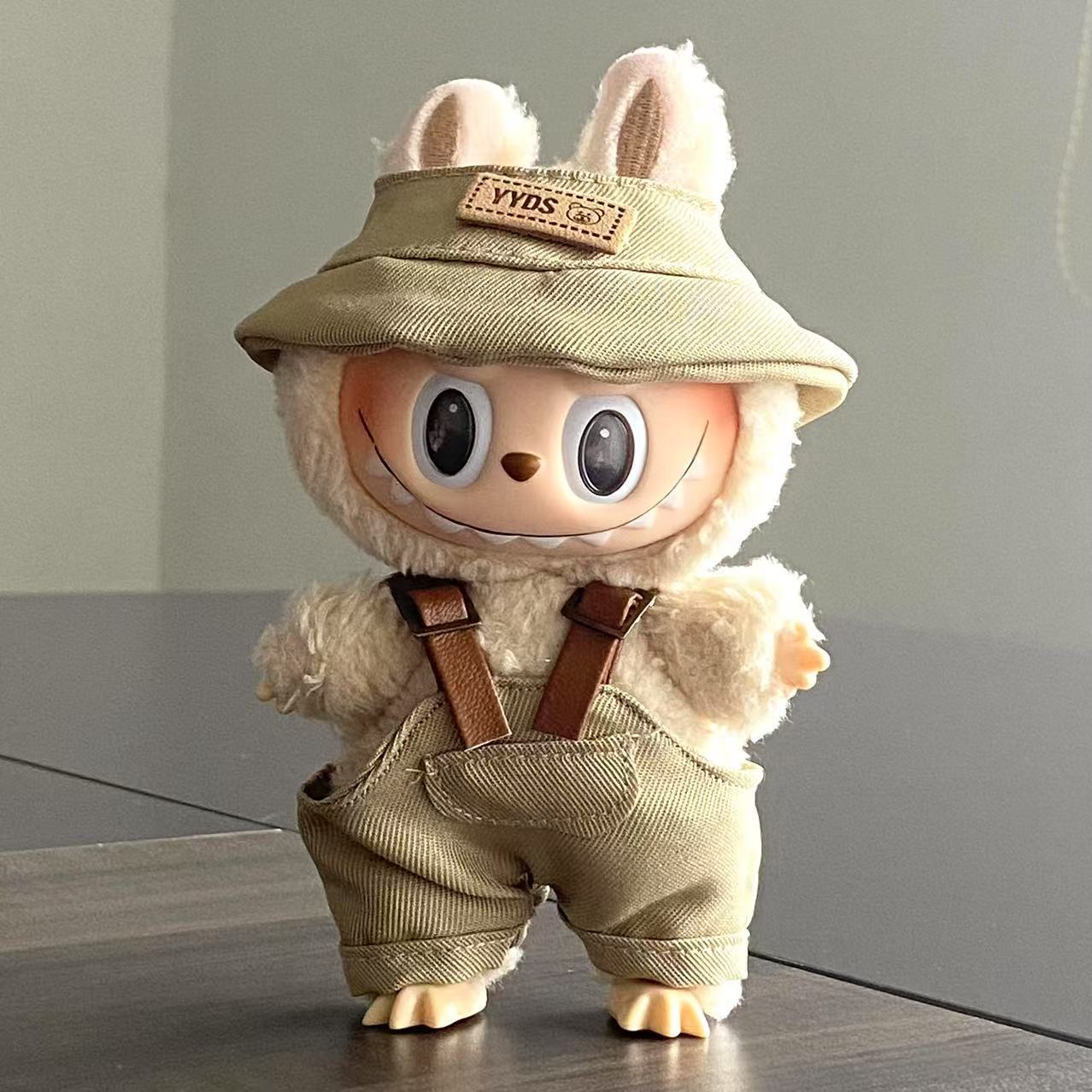 Labubu Doll Clothes Labubu Clothes 17cm First Second Third Generation Plush Vinyl Doll Dress Up Outfit Set 