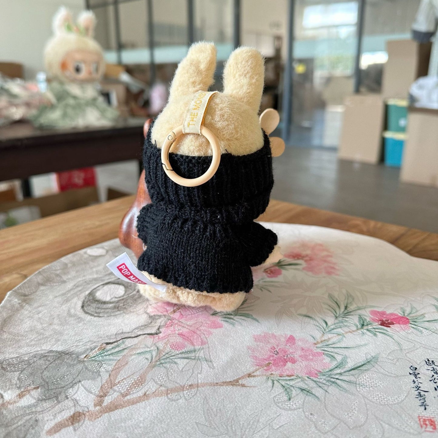 (only-clothes) Only Clothes] First and Second Generation Labubu Plush Doll Clothes Accessories LALBUBU Bear Logo Hat Heart Sweater Set