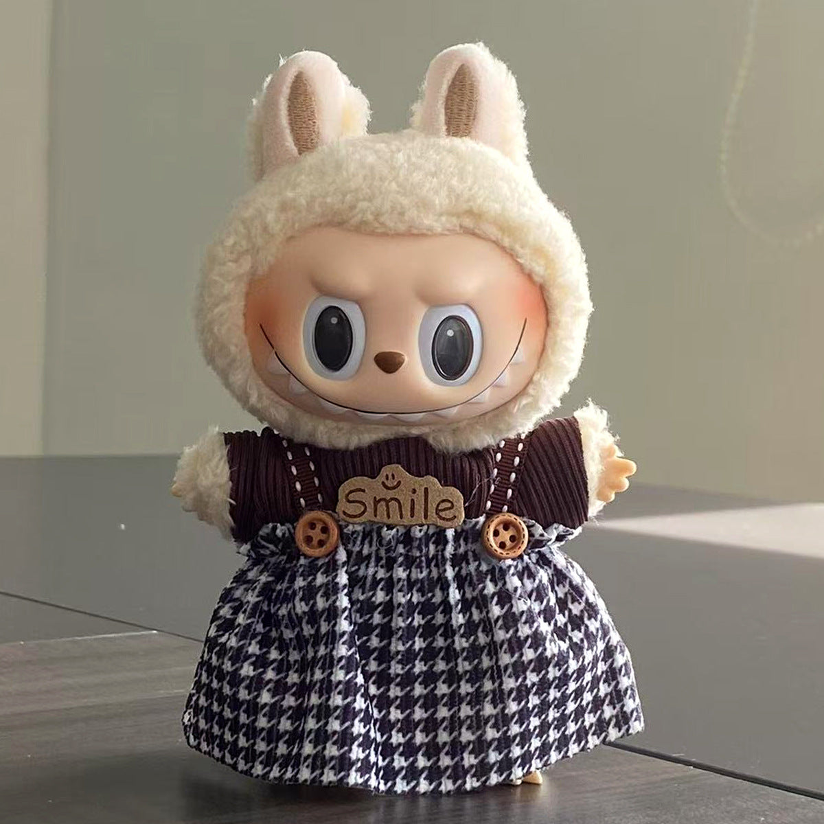 Labubu Doll Clothes Labubu Clothes 17cm First Second Third Generation Plush Vinyl Doll Dress Up Outfit Set 
