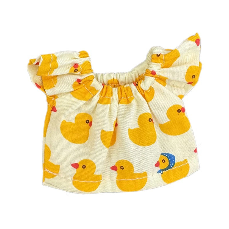 (Only-Clothes) 17cm Automobiles Curtain Cloth Pendant Doll Clothes Accessories Shorts Keychain Air Cotton Small Underpants Cloth Soft Toy Replacement