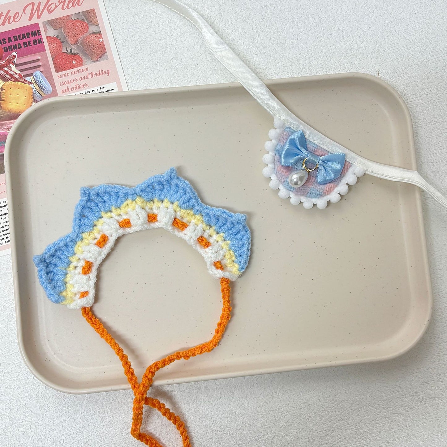 (only-clothes) New Labubu Crochet Baby Clothes Cute Handmade Doll Clothes Manufacturer Clearance Direct Sale Knitted Doll Accessories
