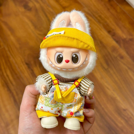 (only-clothes) Only Selling Clothes] First and Second Generation Keychain Labubu Clothes Pendant Labubu Doll Clothes Sunshine Little Craftsman Strap