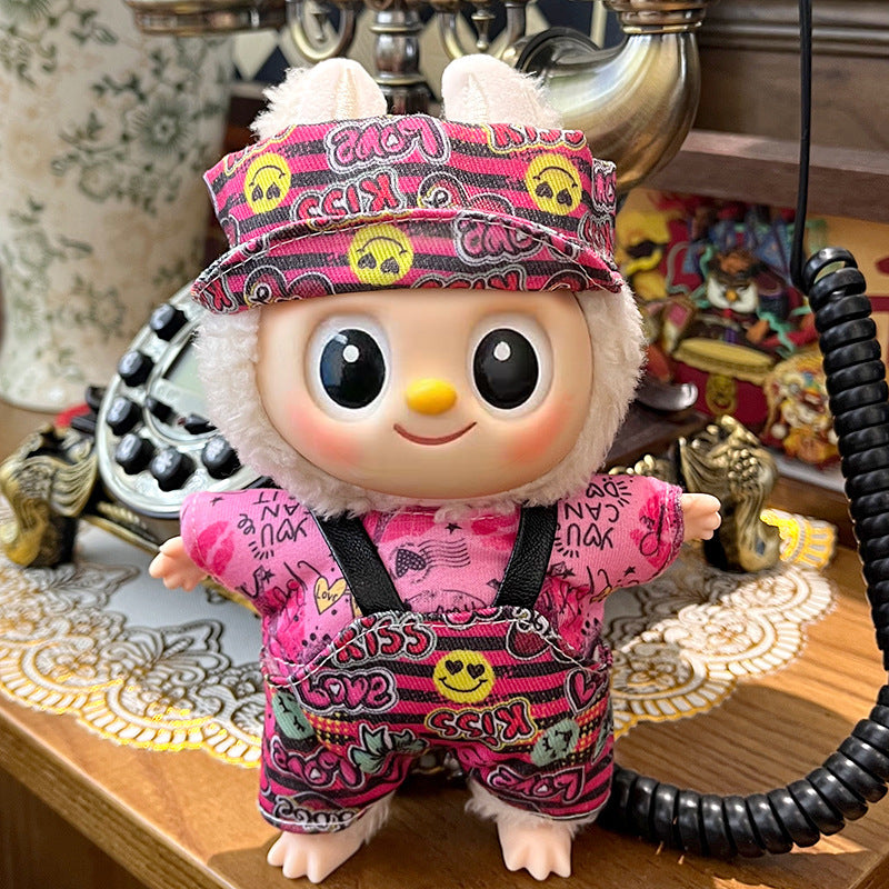 (only-clothes) Suitable for Labubu Sitting Party Doll Clothes First, Second, and Third Generation Blind Box Labubu Doll Clothes Wholesale
