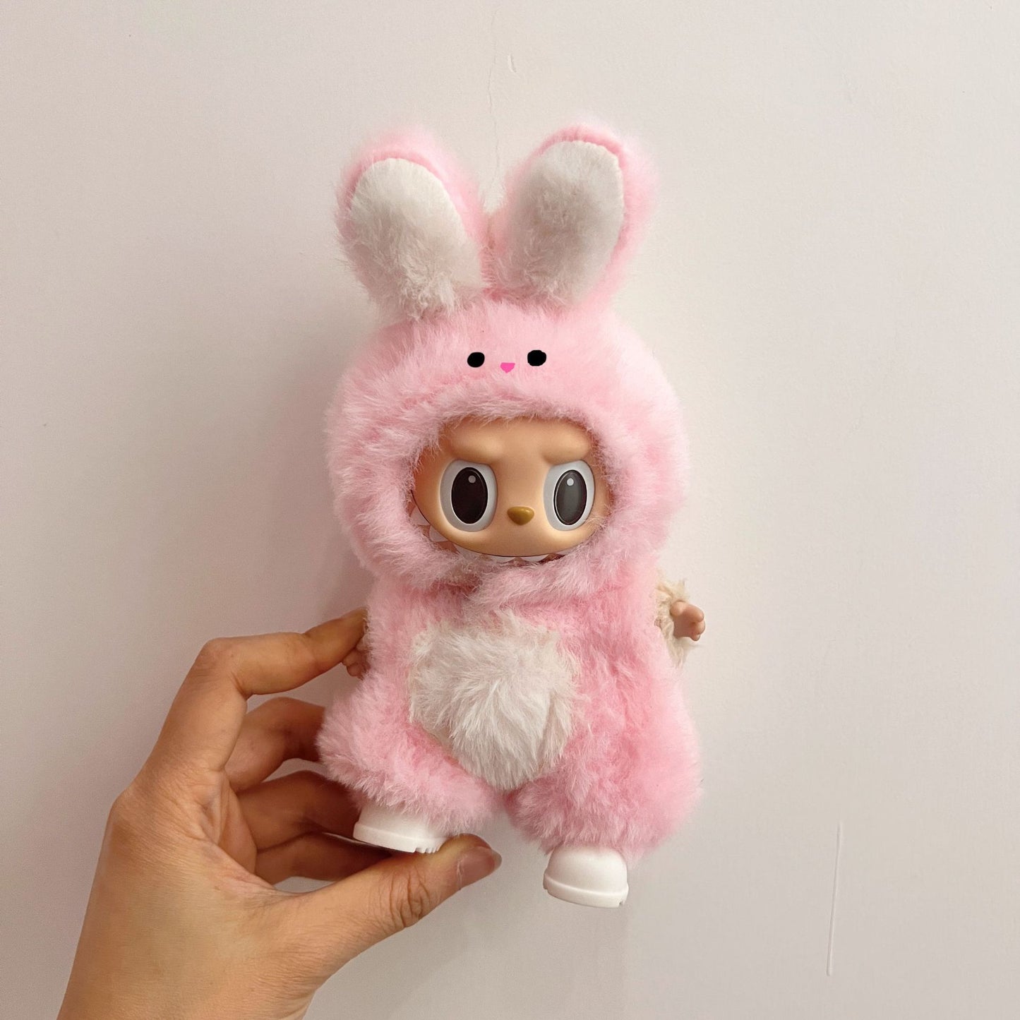 (only-clothes) Suitable for Labubu Doll Clothes First Second Third Generation 17cm Pendant Plush Toy Clothes Set