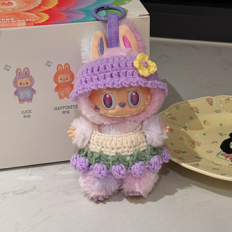 (only-clothes) Labubu Doll Clothes Labubu First Generation Third Generation Sitting Party Clothes Doll Replacement Dress Original Doll Clothes