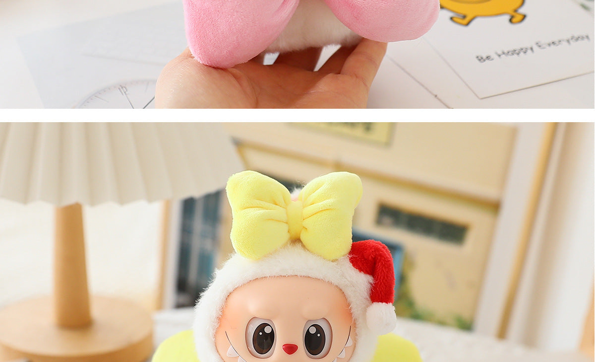 (only-clothes) Suitable for First, Second, and Third Generation Labubu Clothing, Labubu Pendant, Bowknot Baby Clothes Replacement