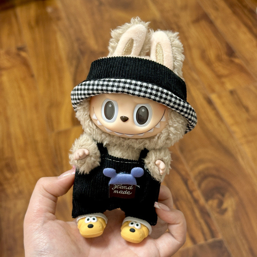 (only-clothes) Only Selling Clothes] First and Second Generation Keychain Labubu Clothes Pendant Labubu Doll Clothes Sunshine Little Craftsman Strap