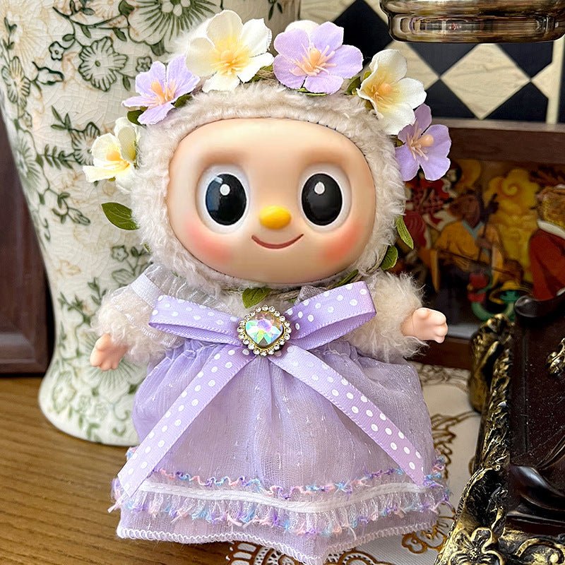 (only-clothes) Suitable for Labubu Sitting Party Doll Clothes First, Second, and Third Generation Blind Box Labubu Doll Clothes Wholesale