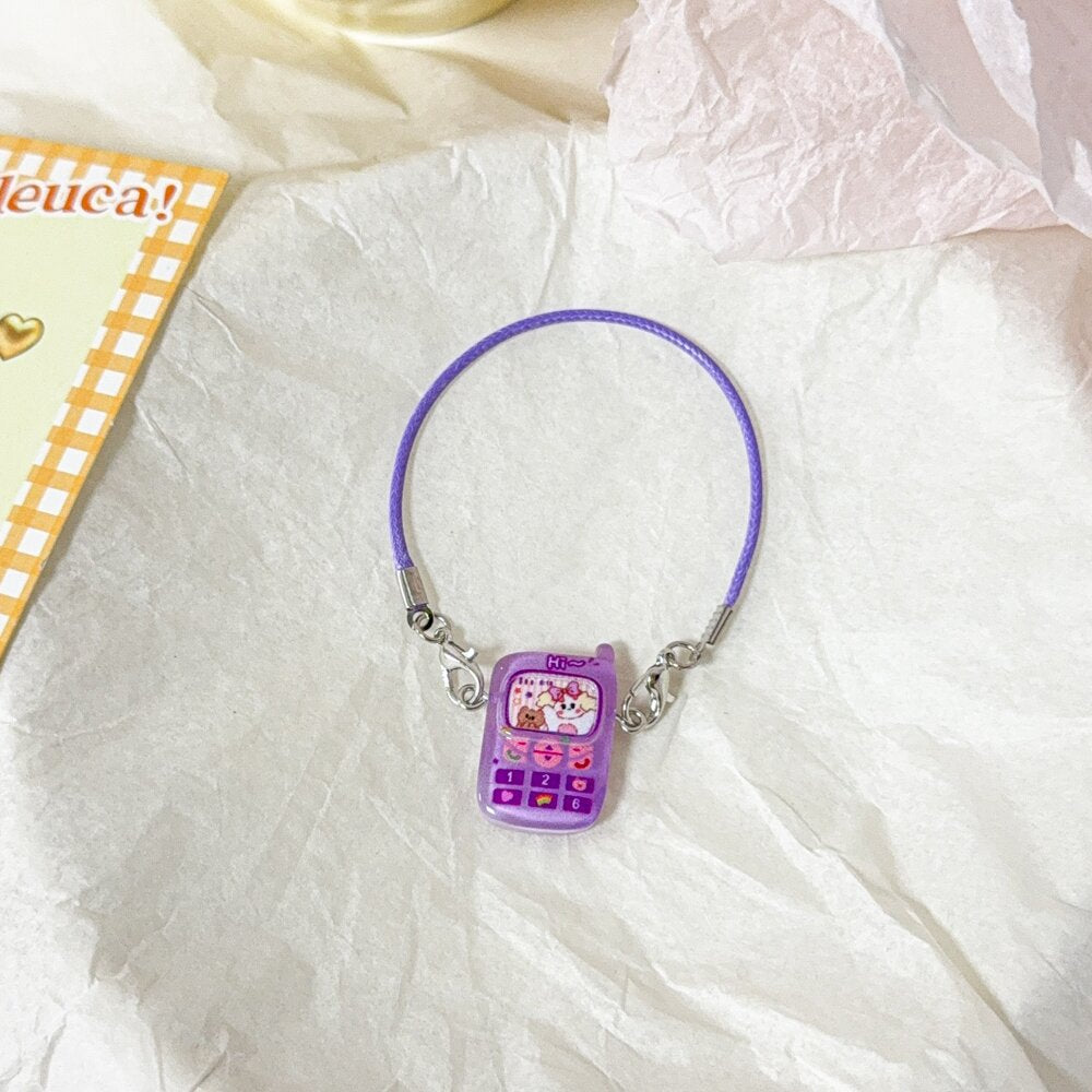 (only-clothes) Dollhouse Mini Cartoon Model Small Camera Bowknot Neck Hanging Accessory Doll Hanging Decoration Accessory