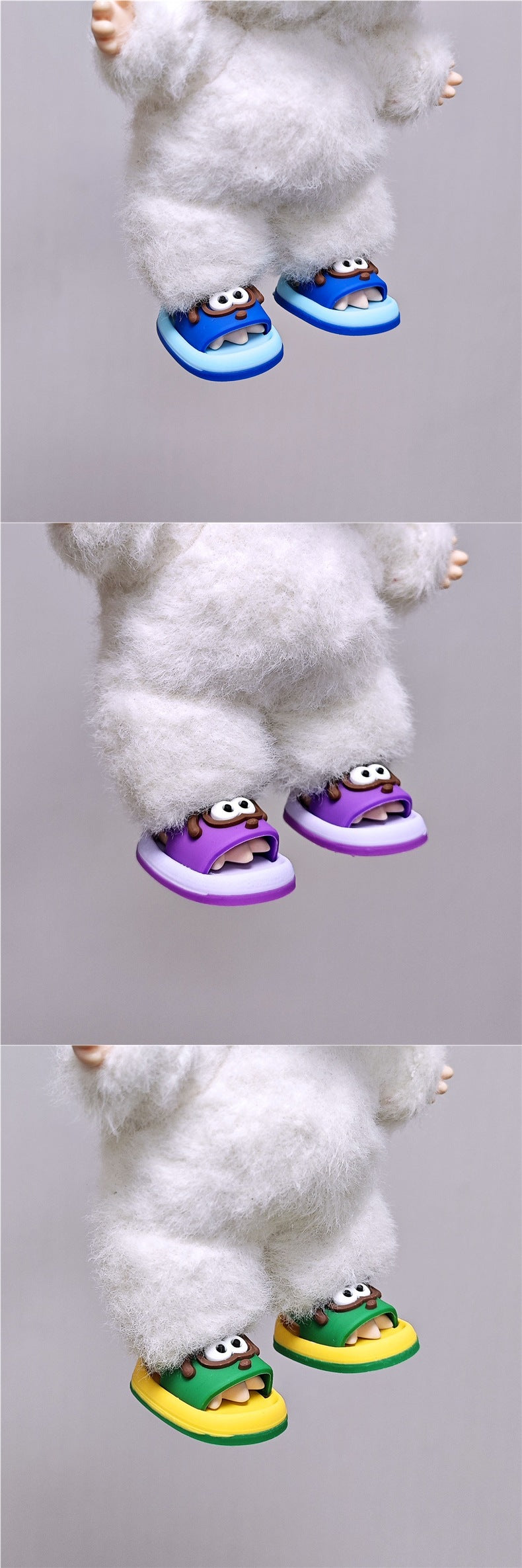 (only-clothes) Labubu Shoes Labubu Sandals 15cm 17cm Labubu Universal Shoes Doll 3.7cm Mini Sandals