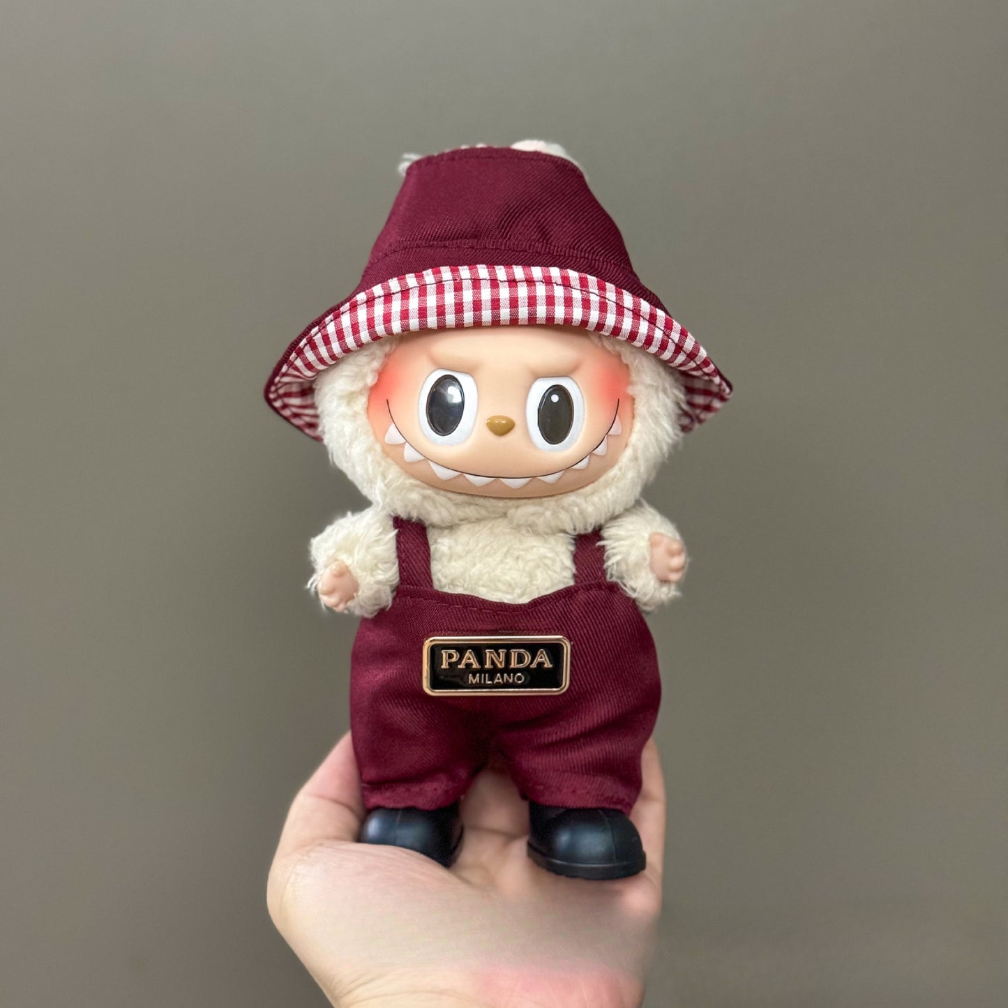 (only-clothes) Suitable for Labubu Doll Clothes 123 Generation Labubu Clothes 17cm Pendant Plush Doll Outfit Dress