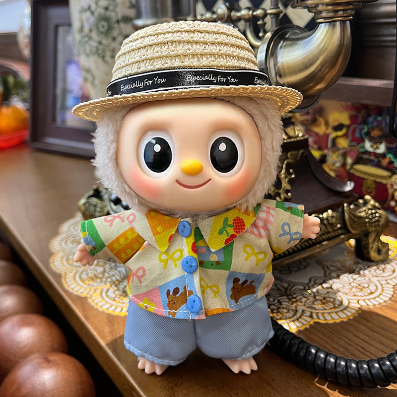 (only-clothes) Suitable for Labubu Sitting Party Doll Clothes First, Second, and Third Generation Blind Box Labubu Doll Clothes Wholesale