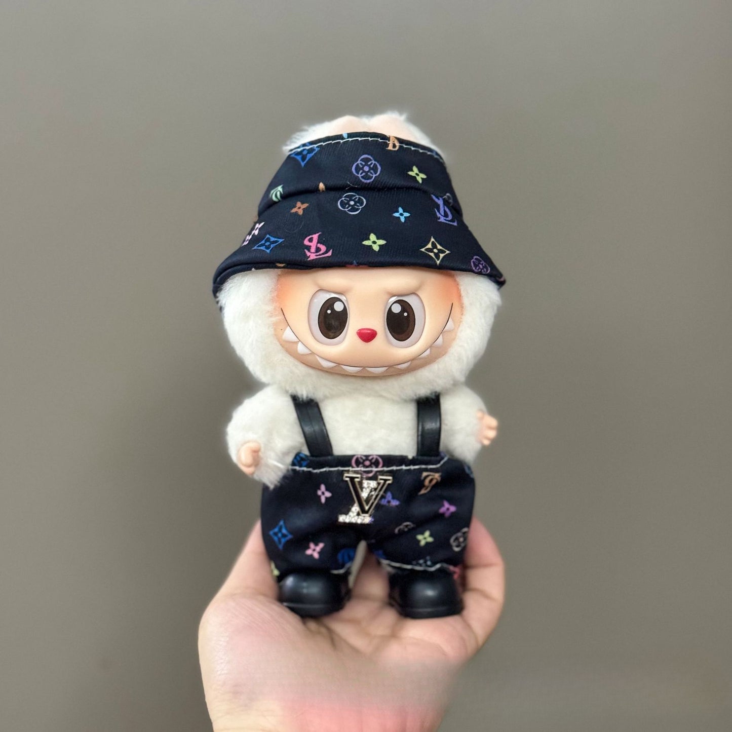 (only-clothes) Suitable for Labubu Doll Clothes 123 Generation Labubu Clothes 17cm Pendant Plush Doll Outfit Dress