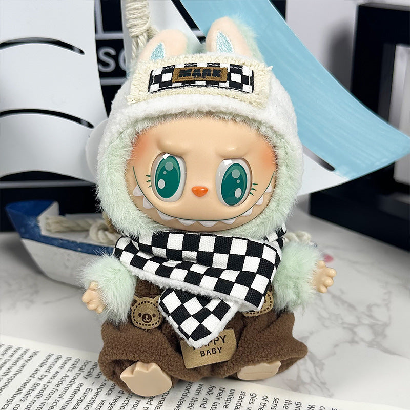 (only-clothes)Only applicable to clothing labubu Sitting Party Baby Clothes First, Second, and Third Generation Blind Box Labubu Baby Clothes Plush