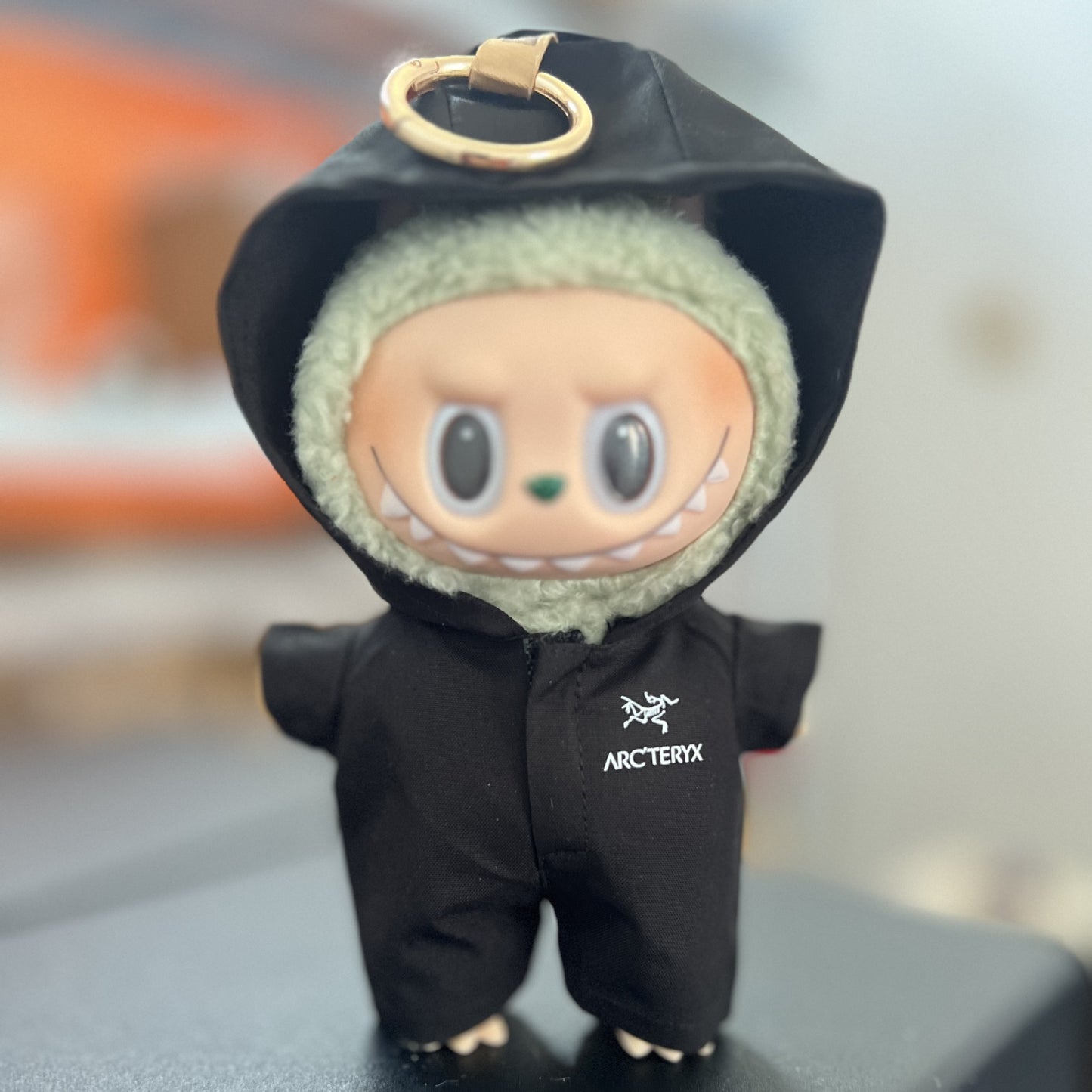 (only-clothes) Labubu Baby Clothes Affordable 17cm Baby Clothes Labubu Dress-Up Clothes Windbreaker Bra Clothes Pendant Set
