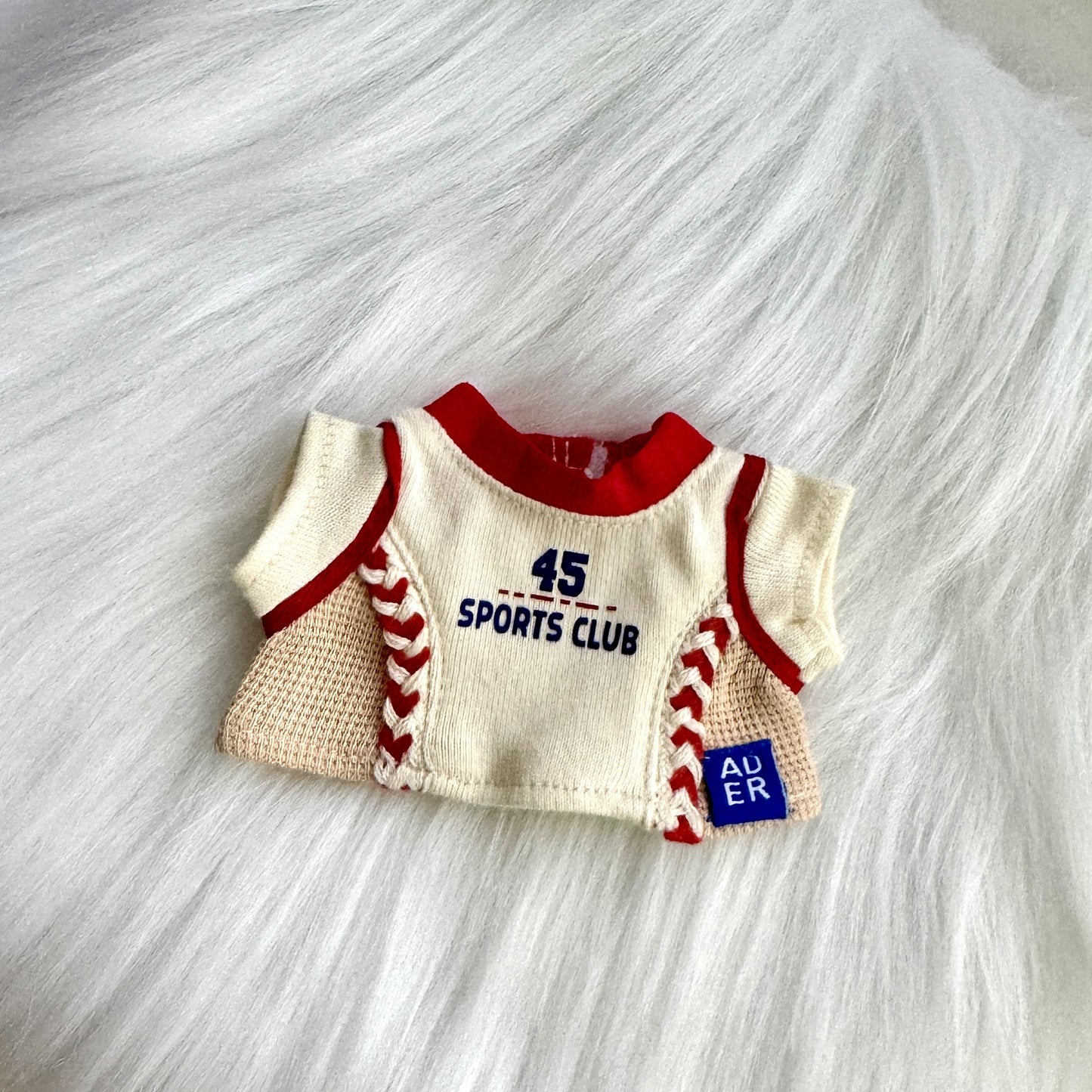 (only-clothes) Labubu Baseball Outfit Set for 15-17 cm Dolls, Baby Doll Clothes, Dress-Up Baseball Set, New Hat and Clothes