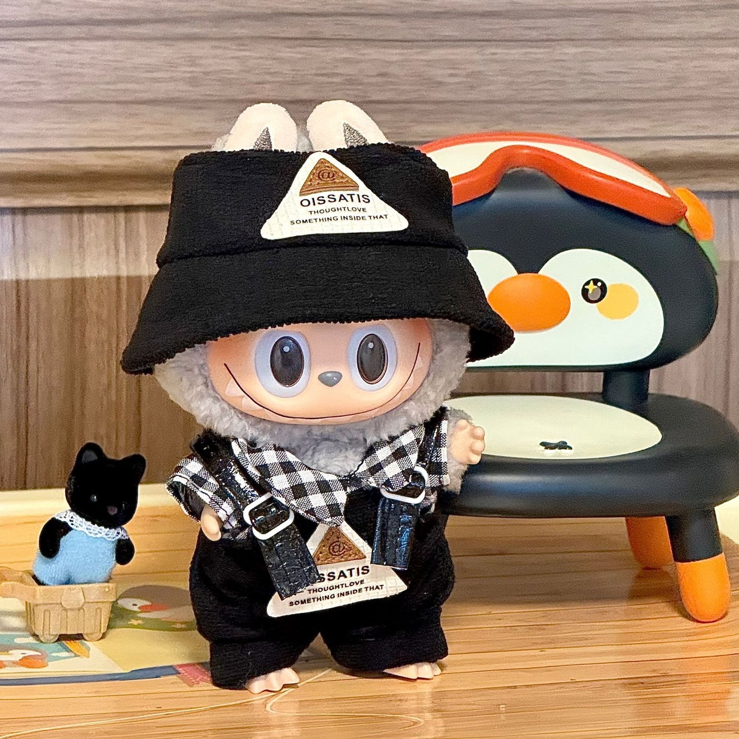 (only-clothes) Suitable for Labubu Sitting Party Baby Clothes First Second Third Generation Labubu Clothing Set Accessories and Peripheral
