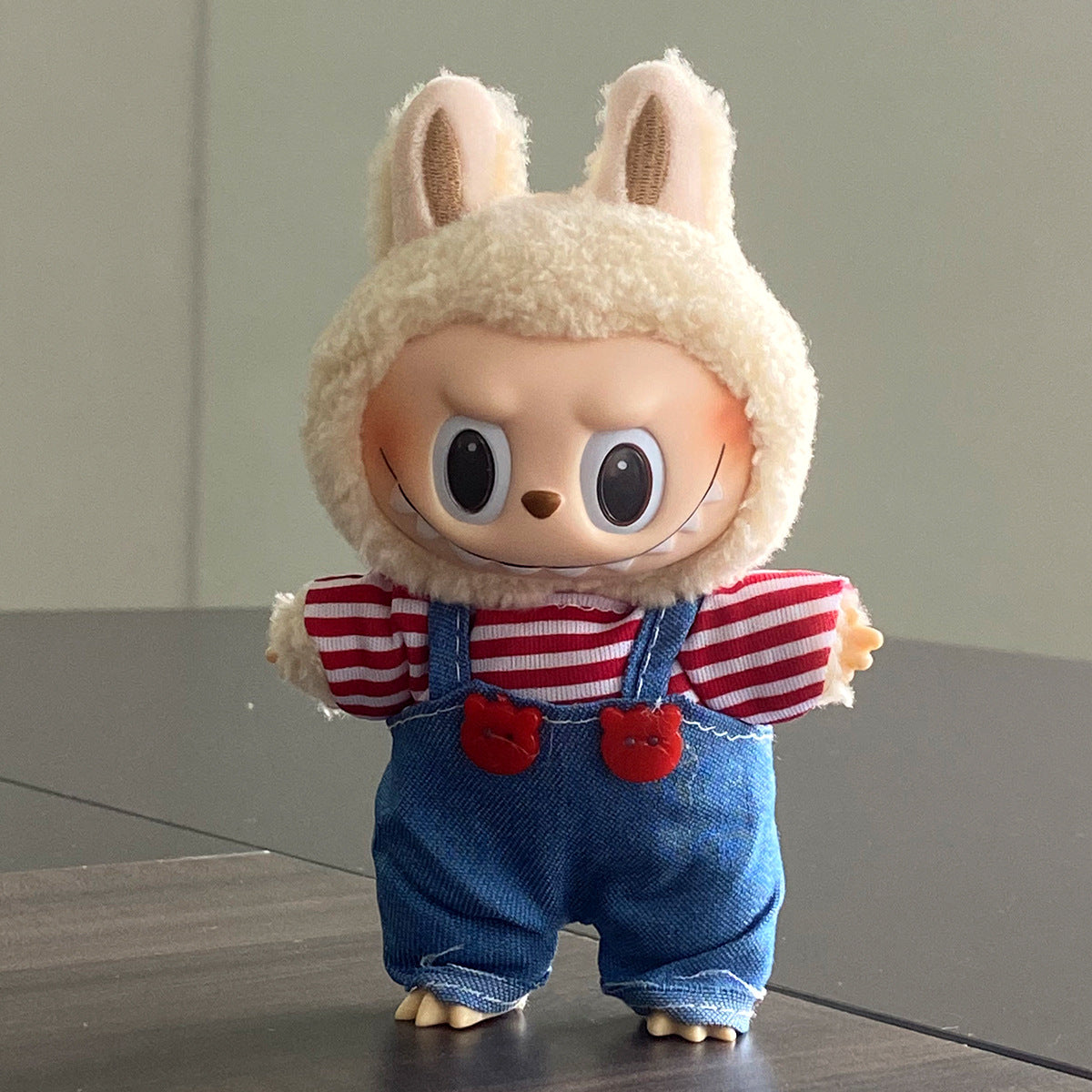 Labubu Doll Clothes Labubu Clothes 17cm First Second Third Generation Plush Vinyl Doll Dress Up Outfit Set 