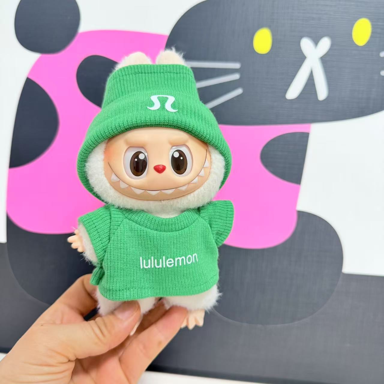 (only-clothes) Only Clothes] First Second Third Generation Blind Box Labubu Clothes LABUBU Replacement Trendy Casual Set Elastic Hat New