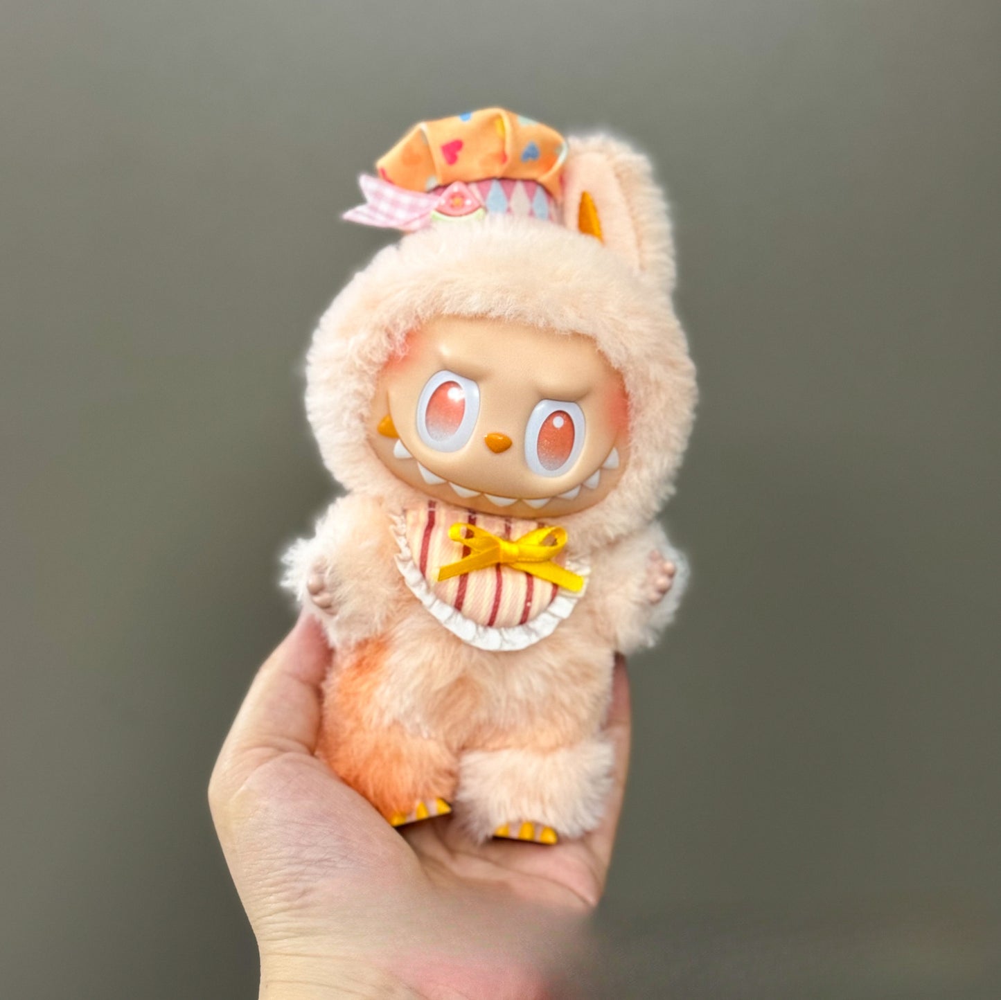 (only-clothes) Suitable for Labubu Doll Clothes First Second Third Generation Labubu Clothes 17cm Vinyl Pendant Doll Set