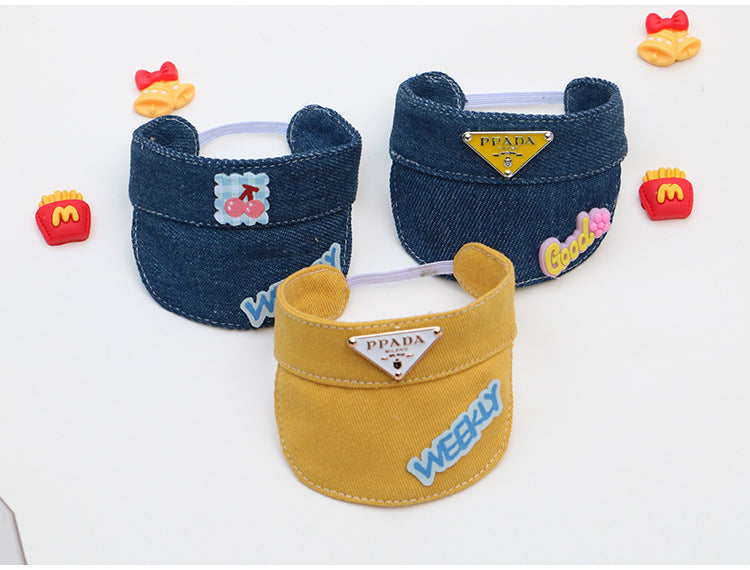 17cm Labubu Doll Clothes Sun Hat First and Second Generation Accessories 10cm Doll Clothes Accessories Doll Clothes Apron Hat