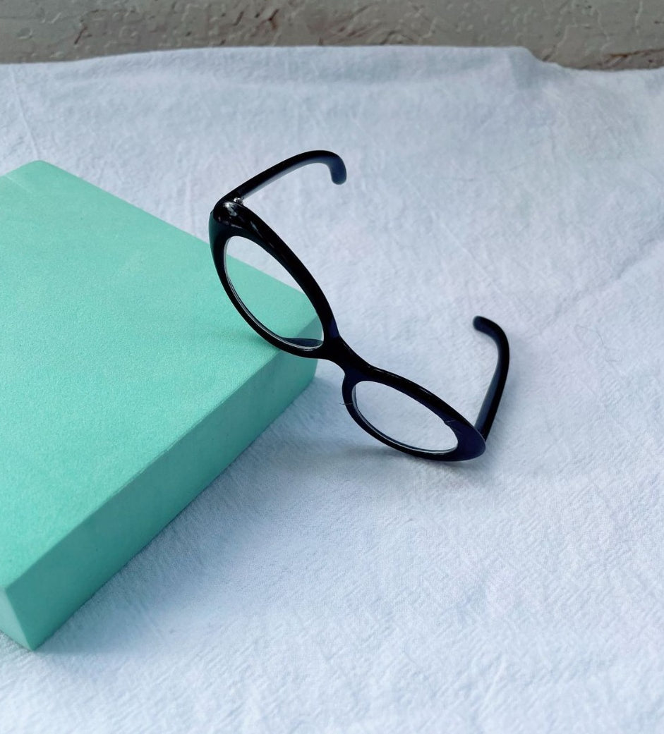 (only-clothes) 6.5cm Small Glasses Labubu Glasses Sunglasses Self-Deprecating Bear Glasses Small Cotton Doll Glasses